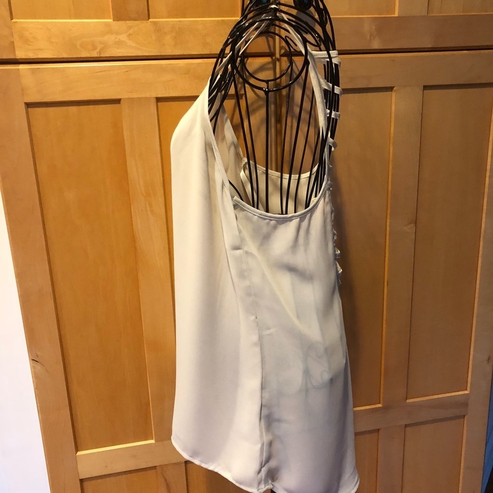 Lost April sexy lattice open back cami Top size M - Picture 3 of 7